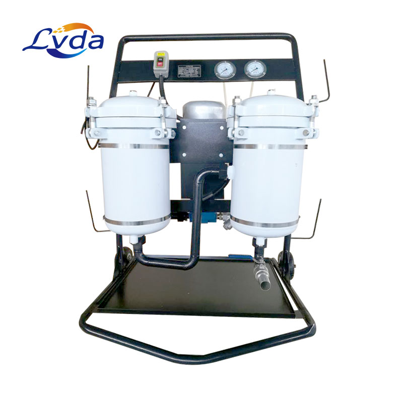Mobile filter cart skid