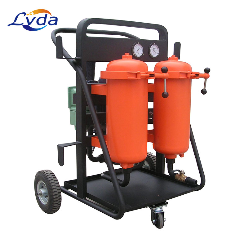 ​Moveable membrane oil purifier - “an oil dehydrator and filter cart”