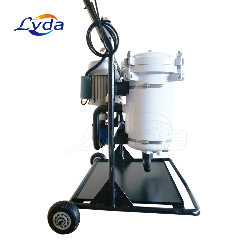 Hydraulic oil mobile filter plant