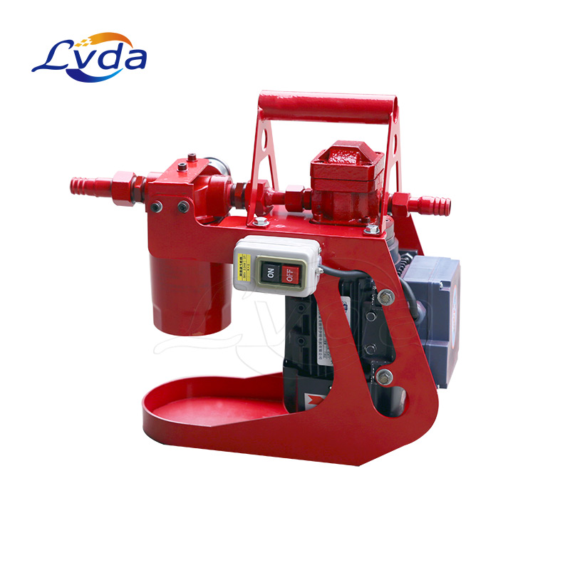 Lubricating oil hand held filter cart