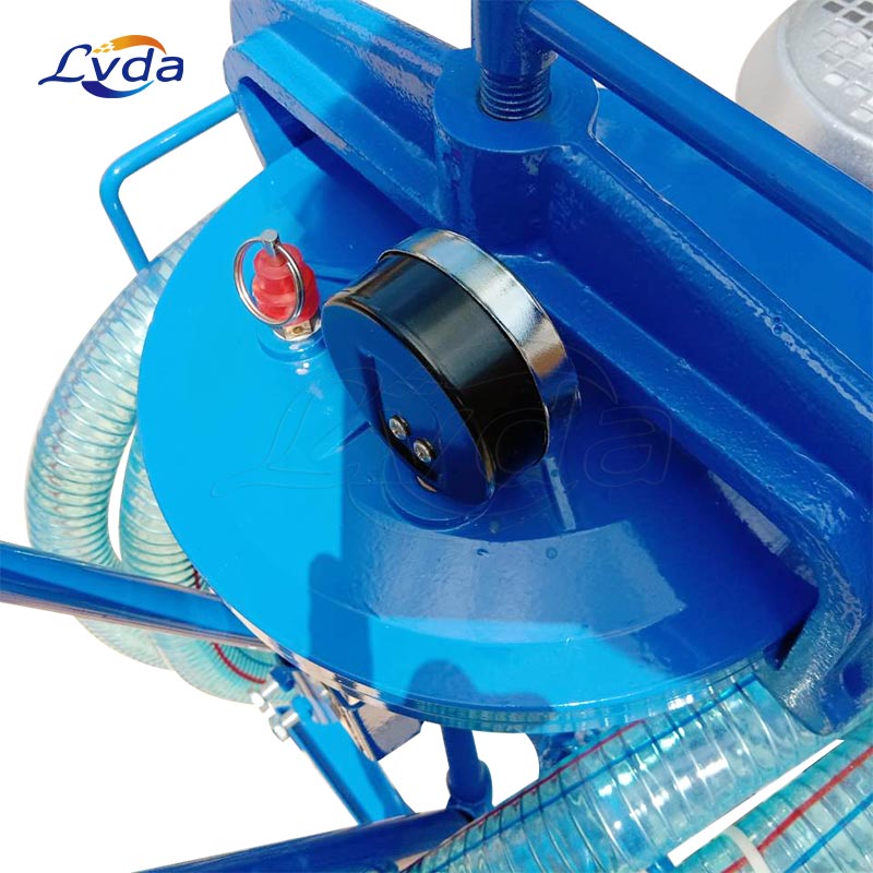 High solid ratio oil filter unit 
