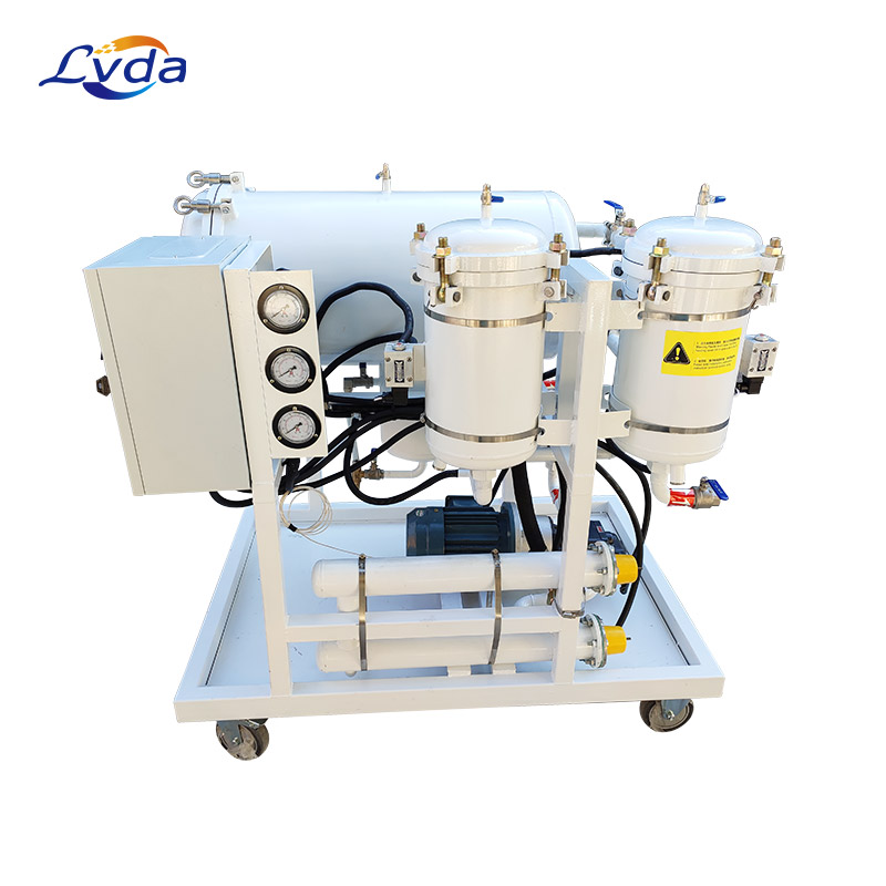 Diesel oil filtration coalescing separating oil purifier