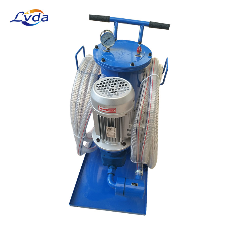 Movable hydraulic oil filtration compact system unit