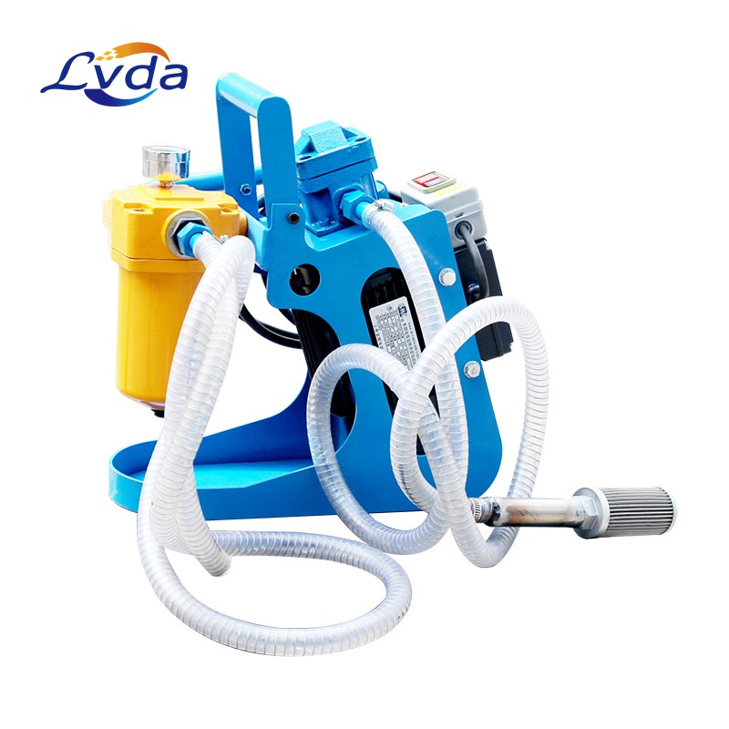 Handheld transformer oil process machine
