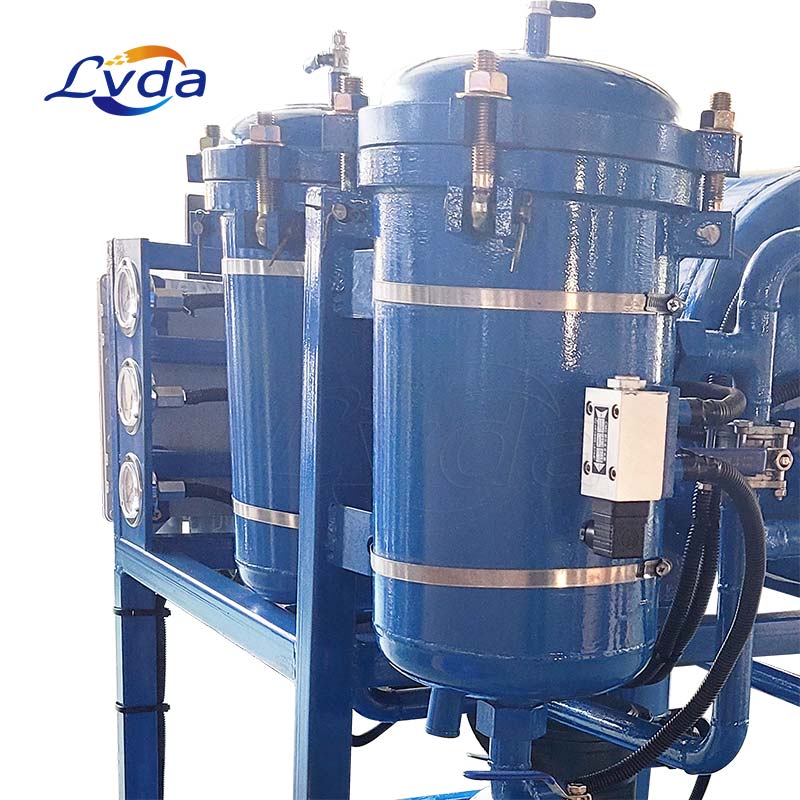 Turbine oil coalescence separation purification filtration unit