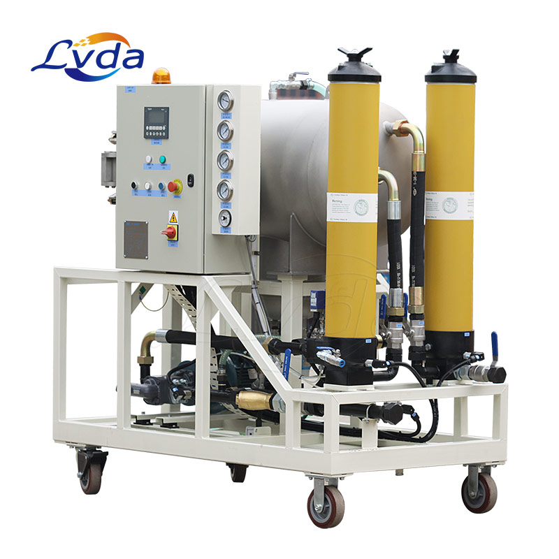 Transformer oil filtration machine for coalescence dehydrated oil purifier