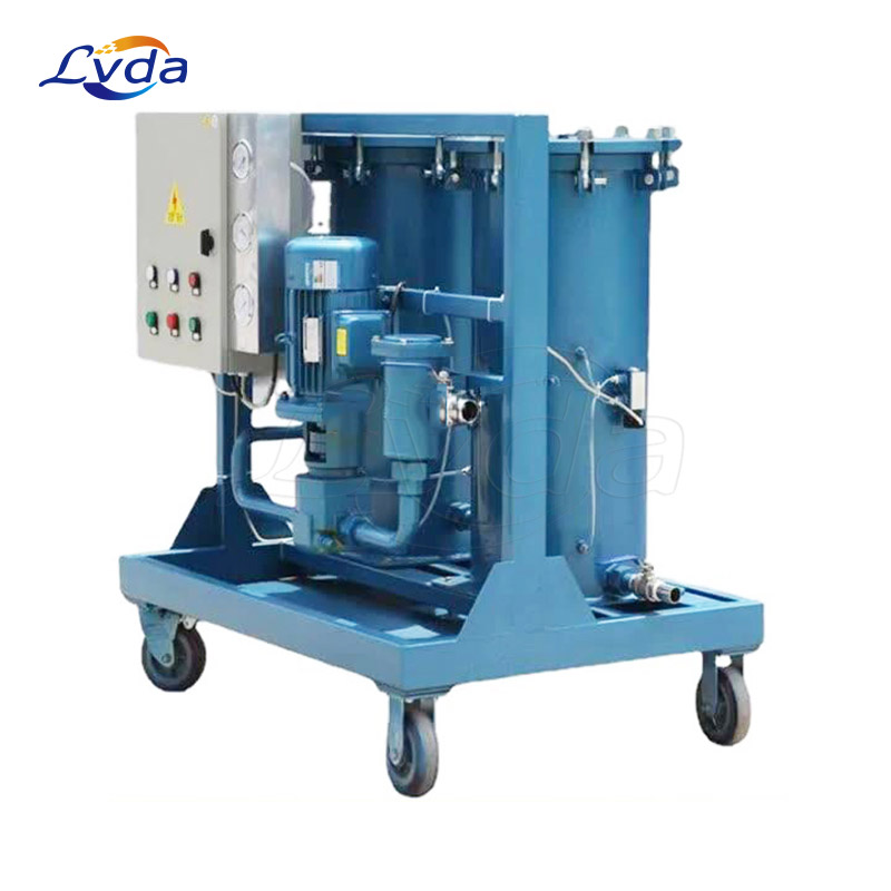 High solids oil filter purifier unit