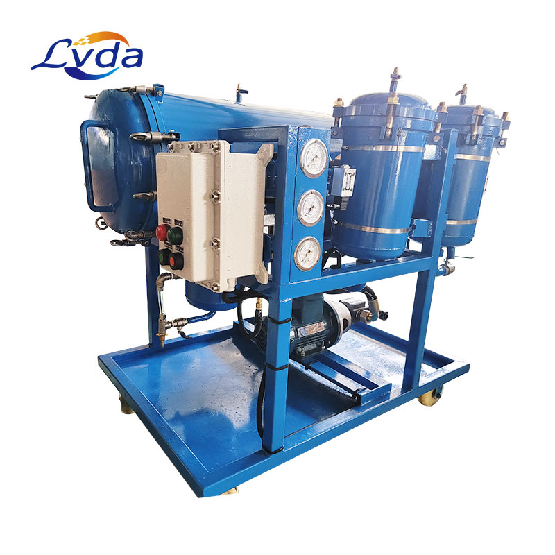 Steam turbine oil coalescing purifier