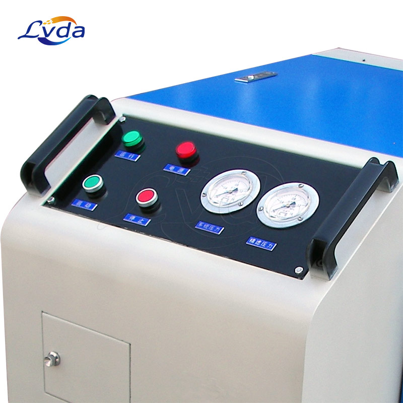 Tank-type oil filter mobile oil filter series for hydraulic or transformer oil purification
