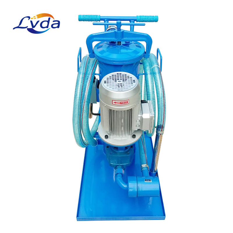 Mobile portable filter cart purifier for volatile oils