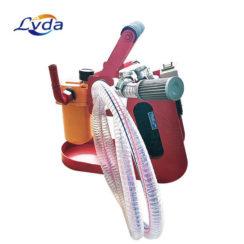 Compact portable oil filter machine