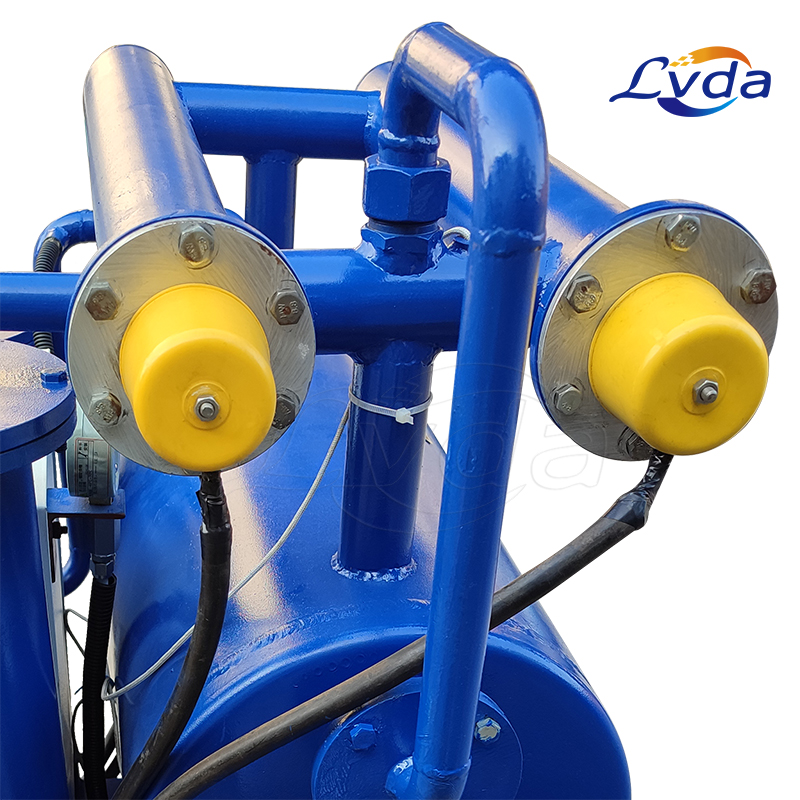 High efficiency vacuum dehydration machine oil purifier remove impurity and water