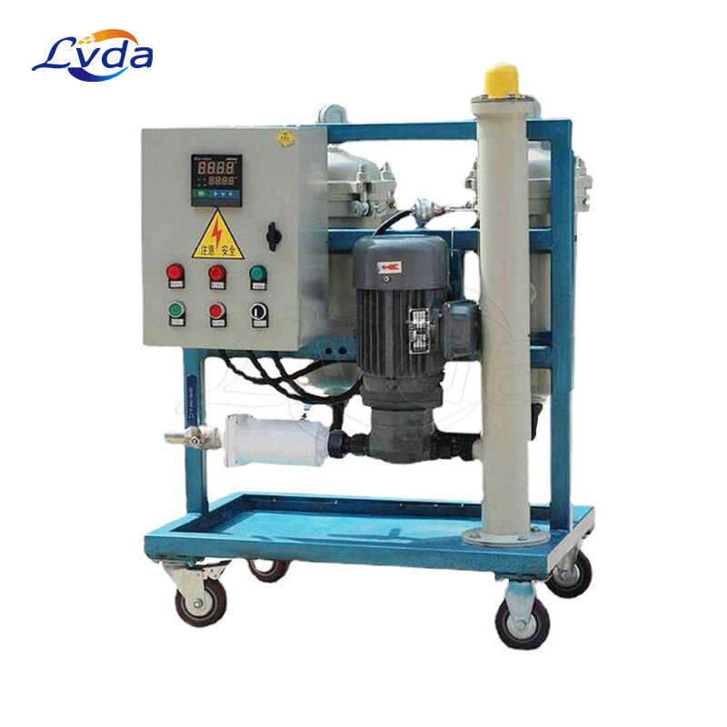 High solid percent oil filter unit