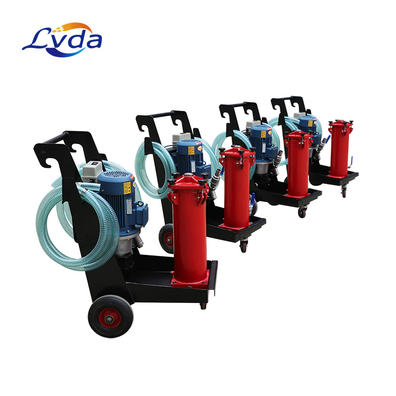 Explosion proof diesel oil dehydration unit mobile skid, gasoline fuel oil water separator and filter machine mobile skid
