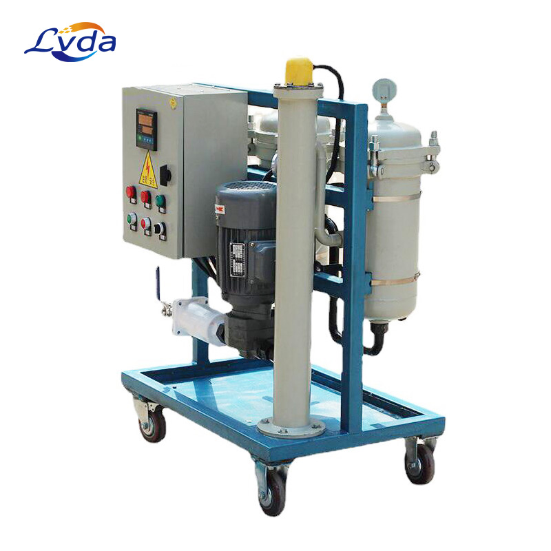 High solid percent oil filter unit