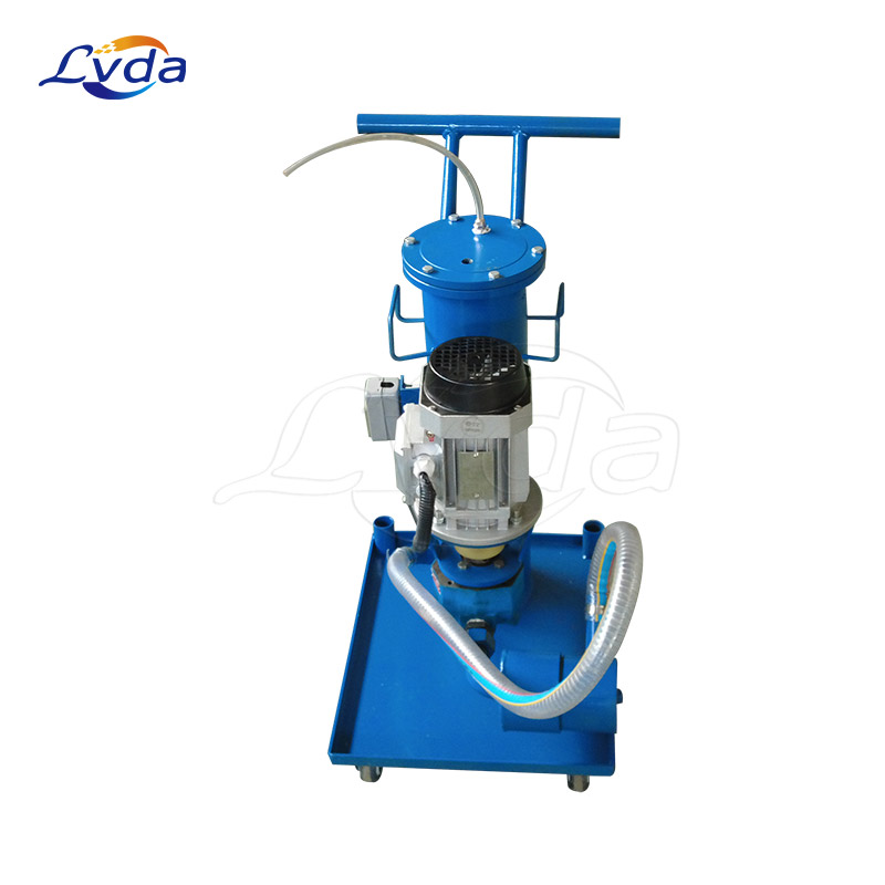 Mobile/portable hydraulic/lubrication high-velocity flushing skids