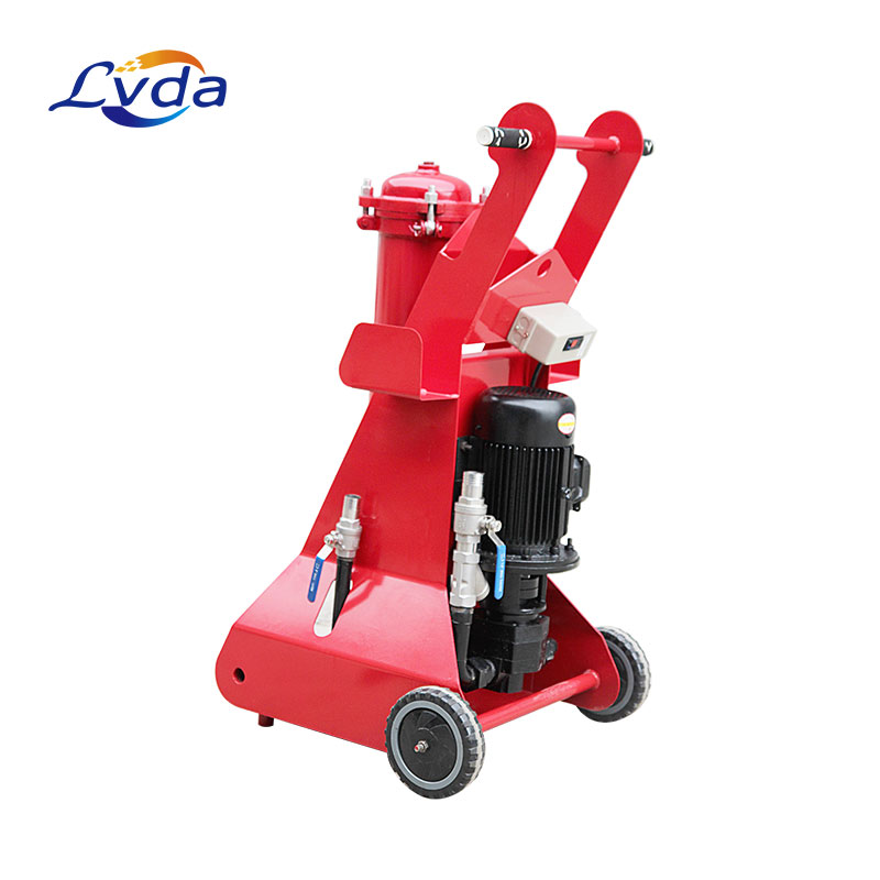 High-precision mobile hydraulic oil filter cart