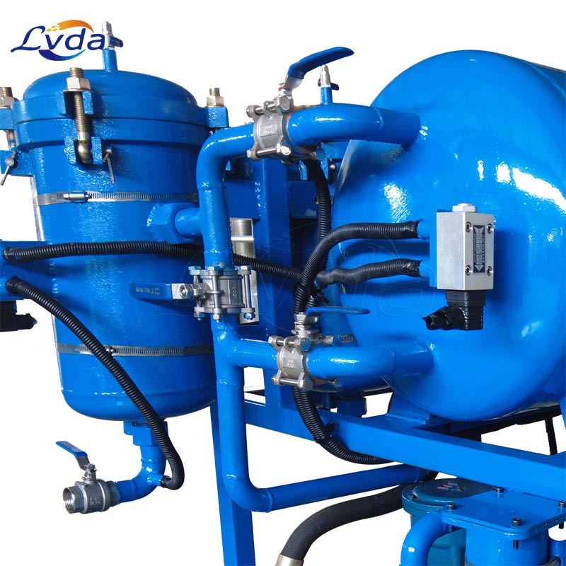 Stainless steel turbine oil coalescing purifier