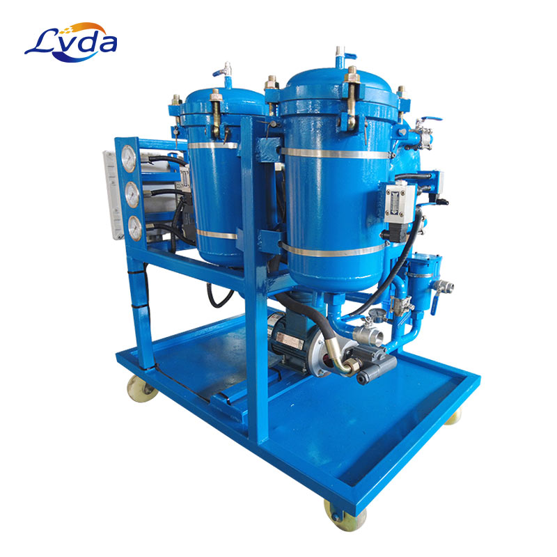 Non-heating type light fuel oil purifier machine with coalescing separator filter