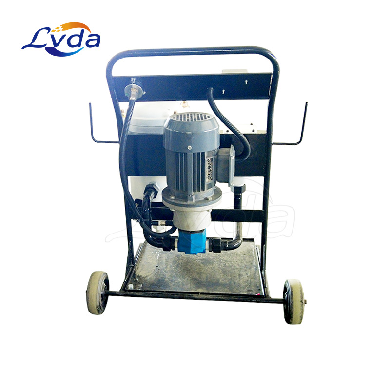 Fire-resistant hydraulic oil purification compact unit skid