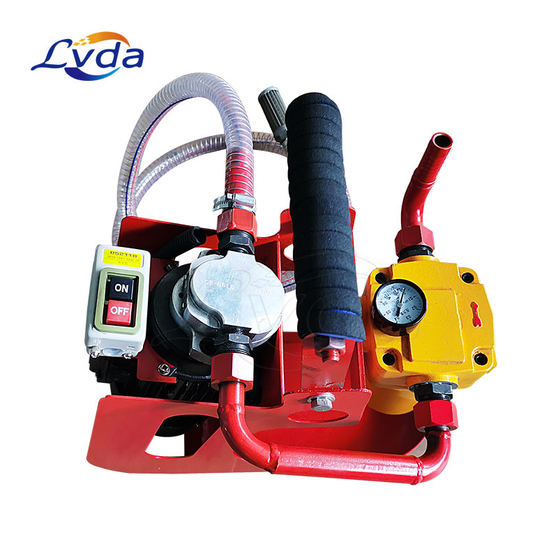 Portable lube oil purifier apparatus used in lubricating oil system