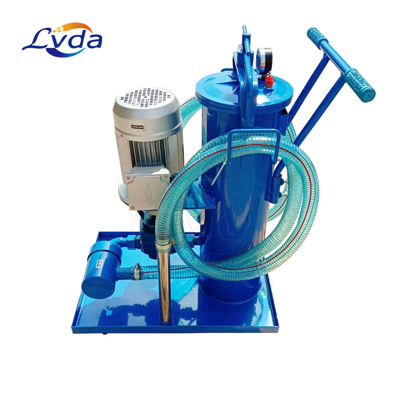 Mobile portable filter cart purifier for volatile oils