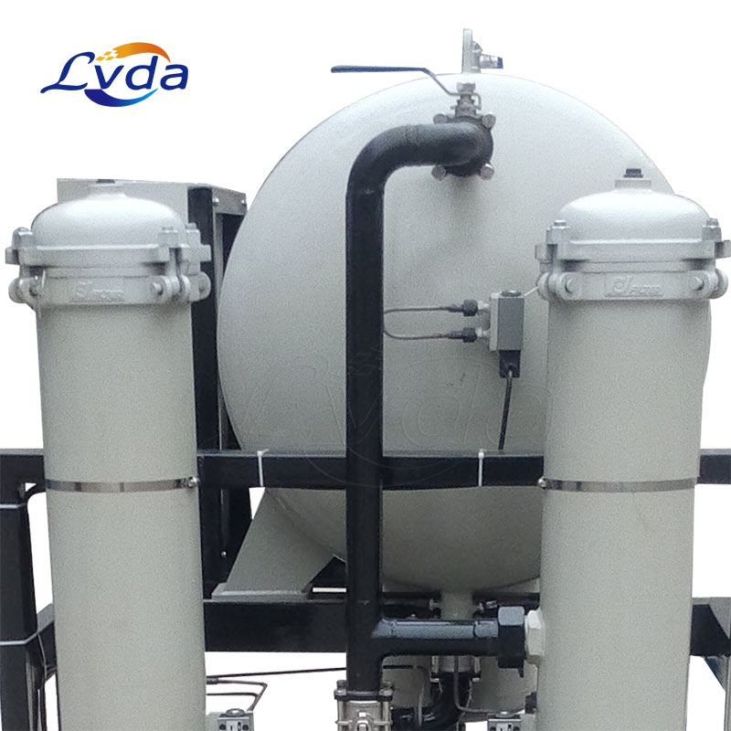 Virgin coconut(vco) oil coalescing filtering unit