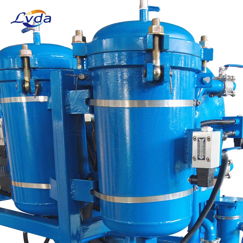 Stainless steel turbine oil coalescing purifier