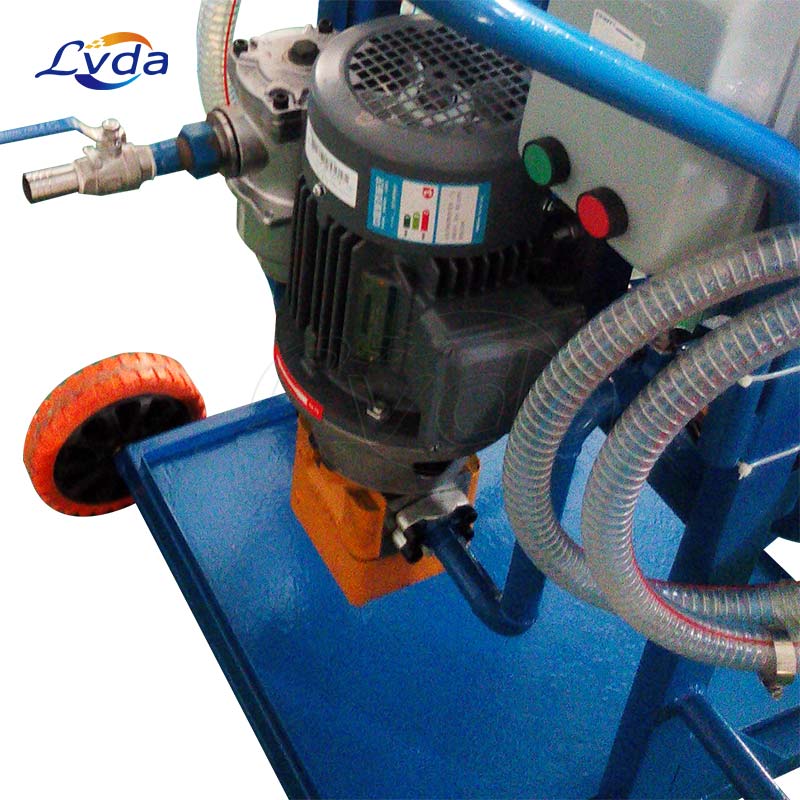 Portable hydraulic and lubrication filter cart/trolley