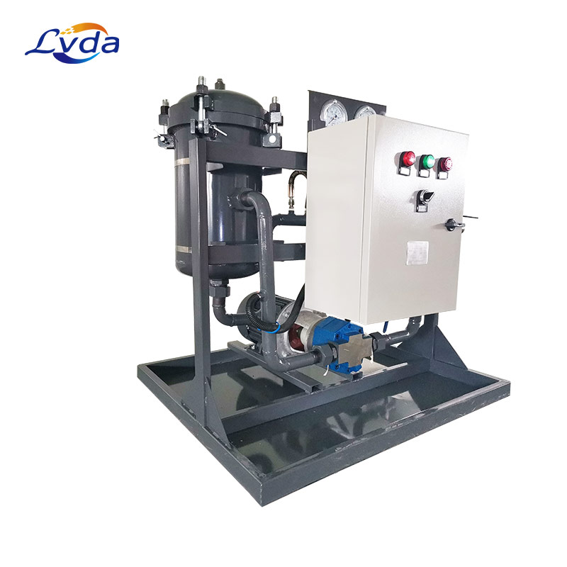 Mobile/portable filter system unit trolley for hydraulic/lubricating oil