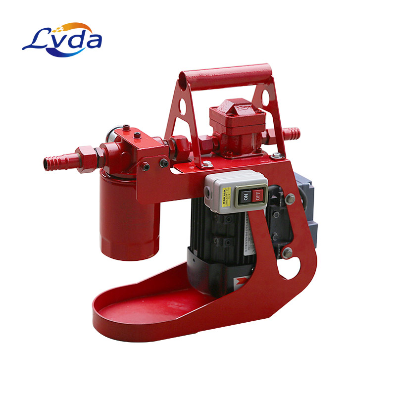 Lubricating oil hand held filter cart