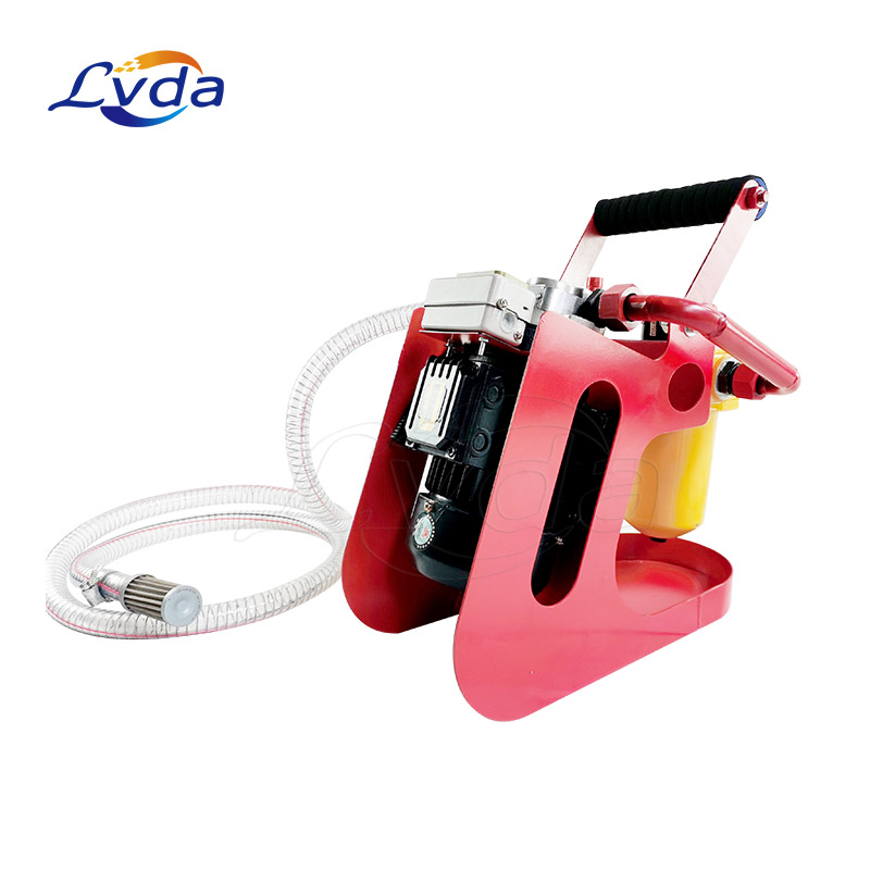 Mini type hand held oil filter machine