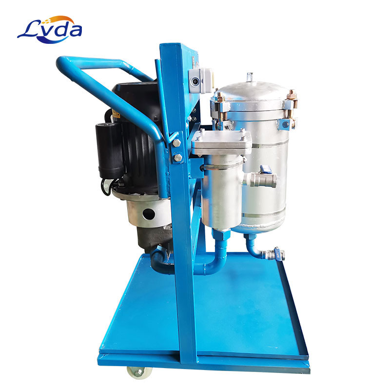 Waste gear oil cleaning / lube oil filtration moveable portable plant