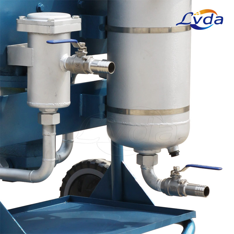 Mobile oil filter cart oil filtration trolley