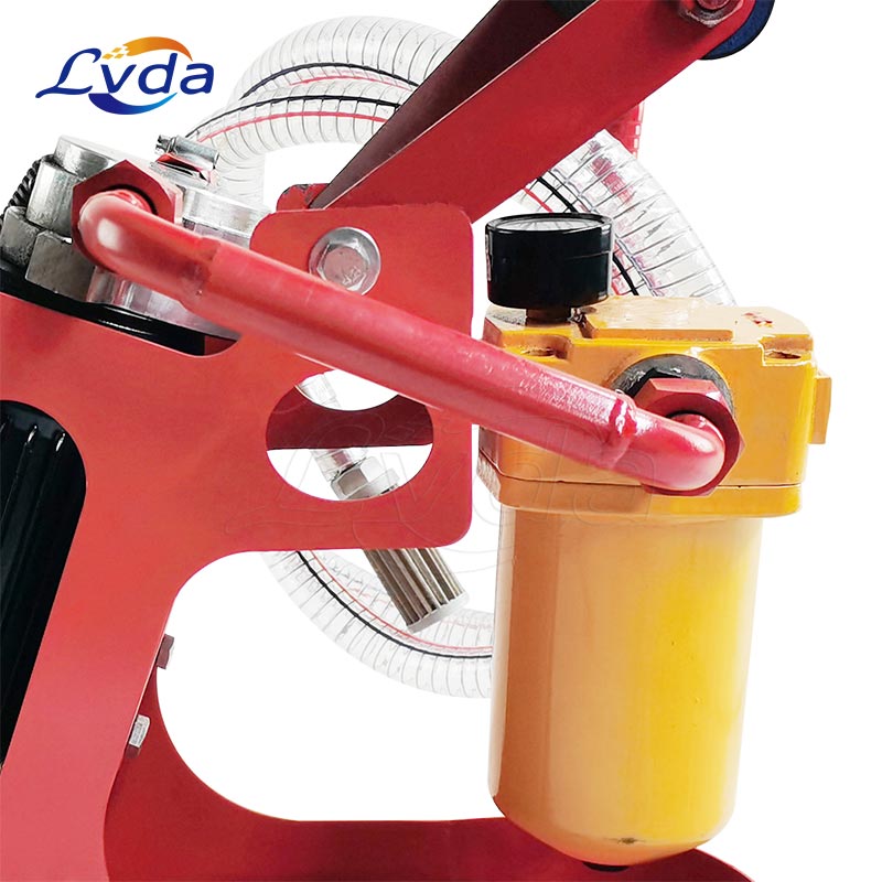 Portable hand-held diesel transfer & filtration system unit