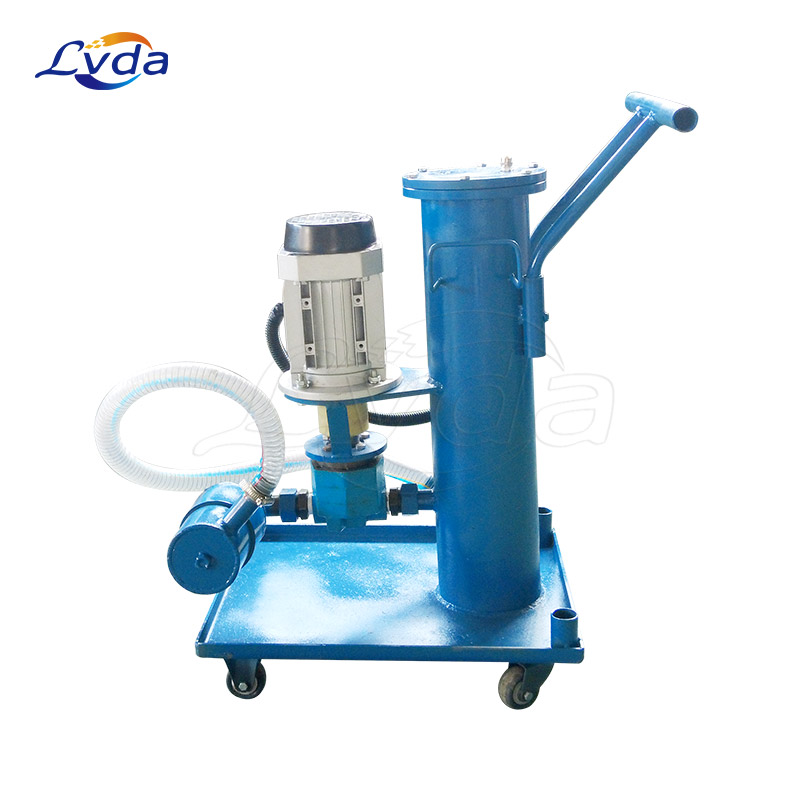 Mobile/portable hydraulic/lubrication high-velocity flushing skids