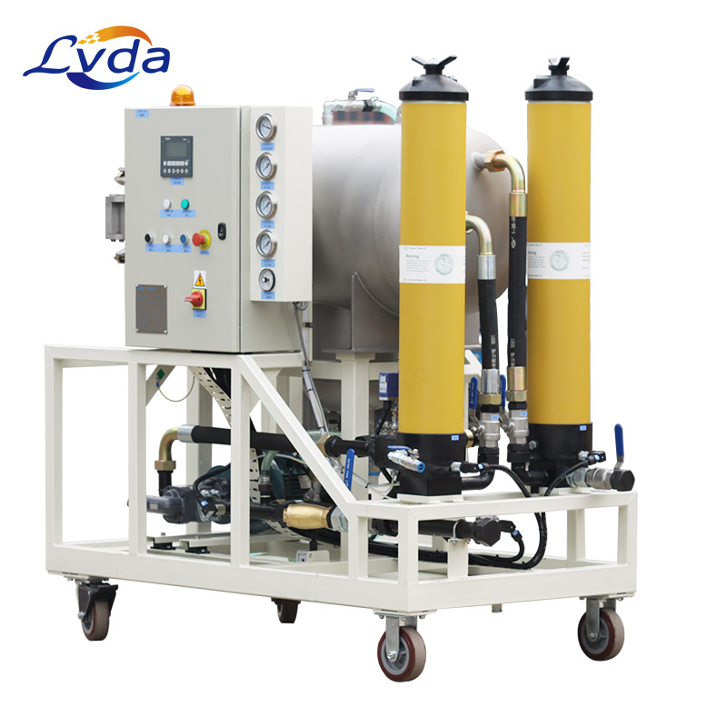 Cooking oil coalescing dewatering purification machine