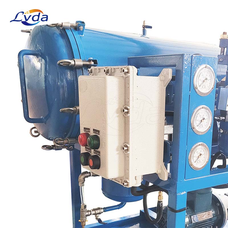 Non-heating type light fuel oil purifier machine with coalescing separator filter
