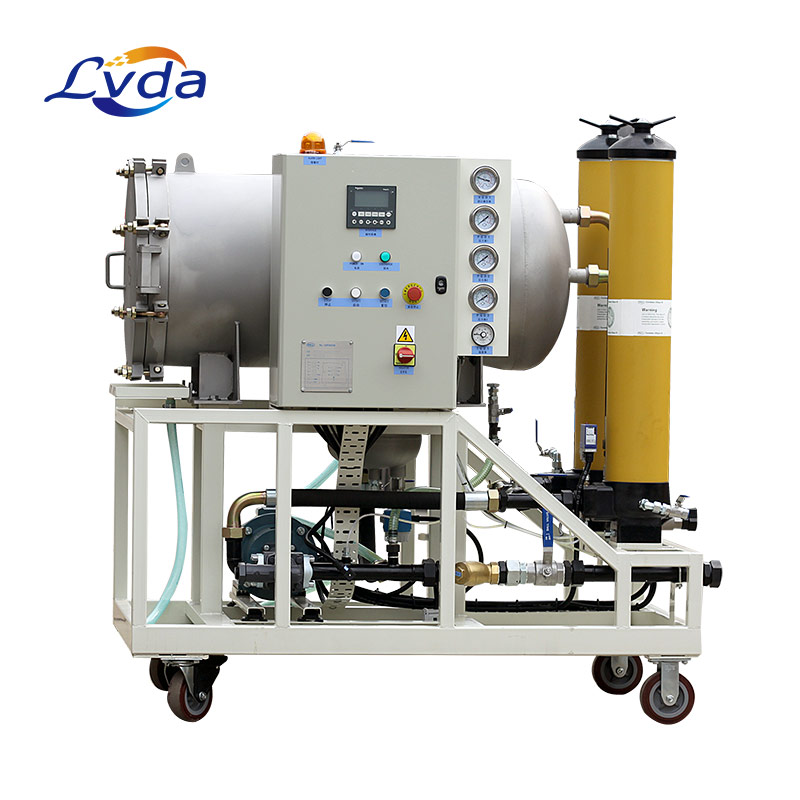 Transformer oil filtration machine for coalescence dehydrated oil purifier
