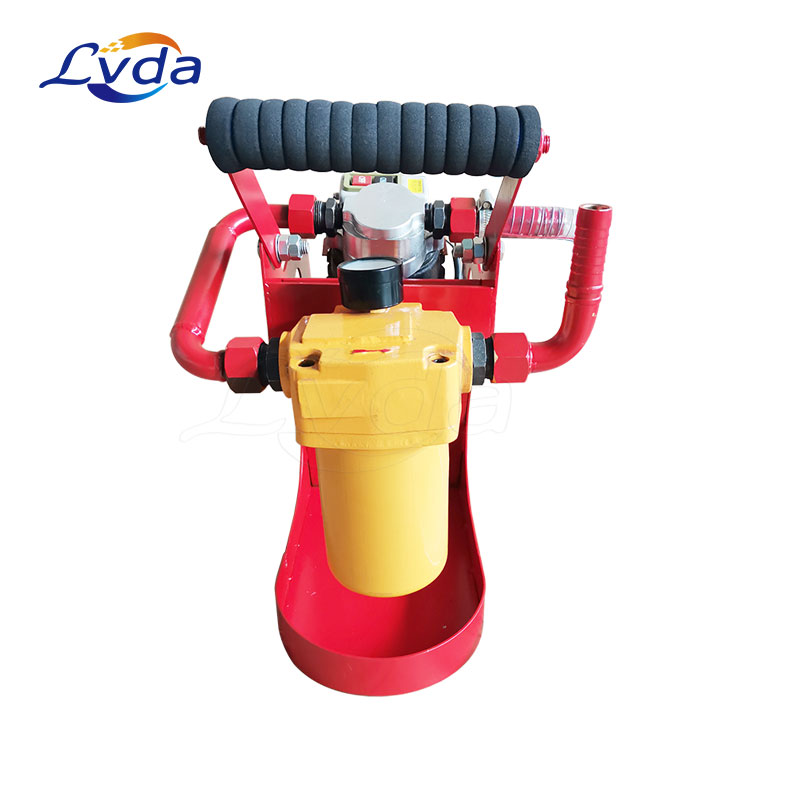 Hydraulic/lube portable oil filter unit