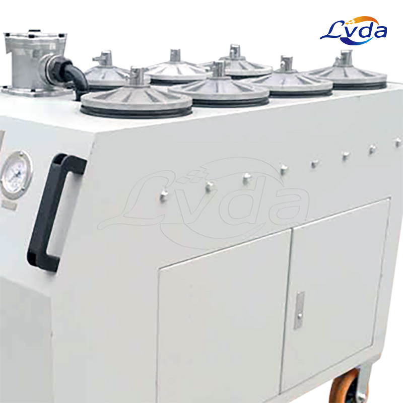 Carton type mobile portable oil purifier for hydraulic press