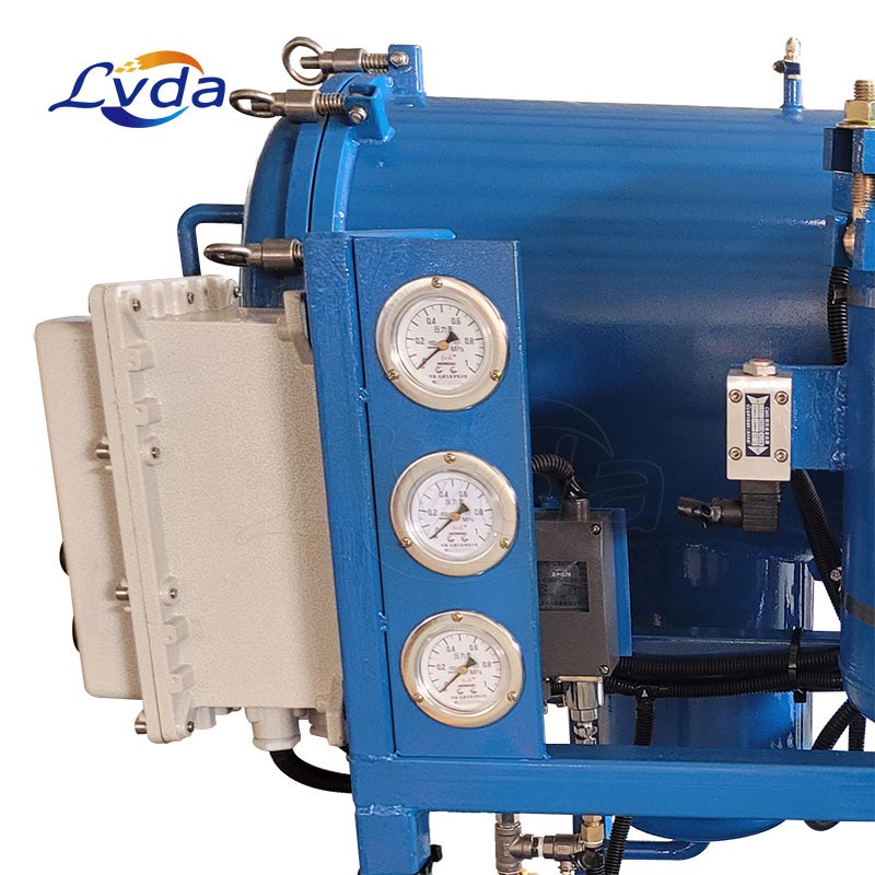 Waste engine oil coalescing dehydration purifier