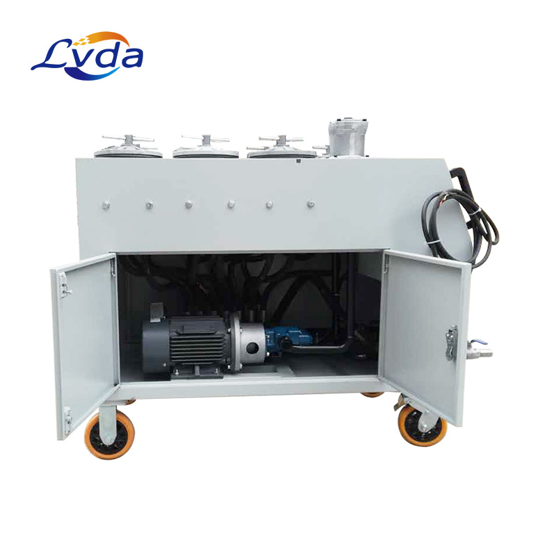 Box type oil purify filtration trolley