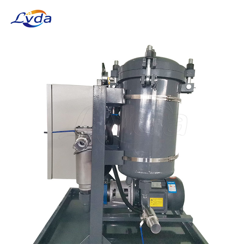 Mobile/portable filter system unit trolley for hydraulic/lubricating oil