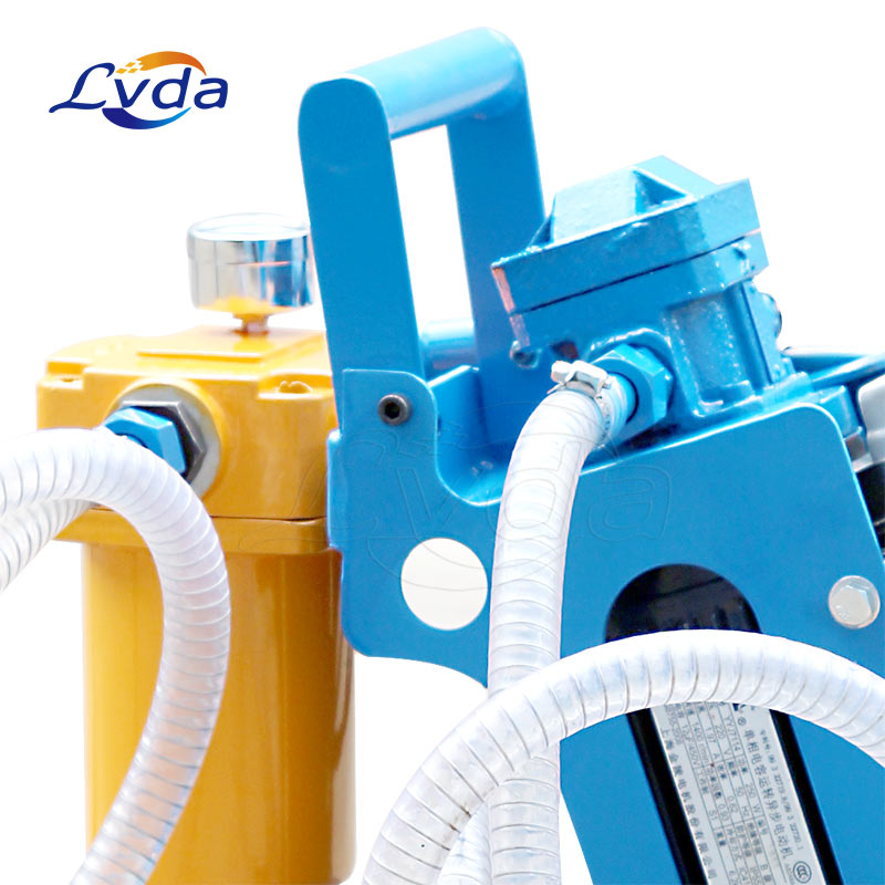 Handheld transformer oil process machine