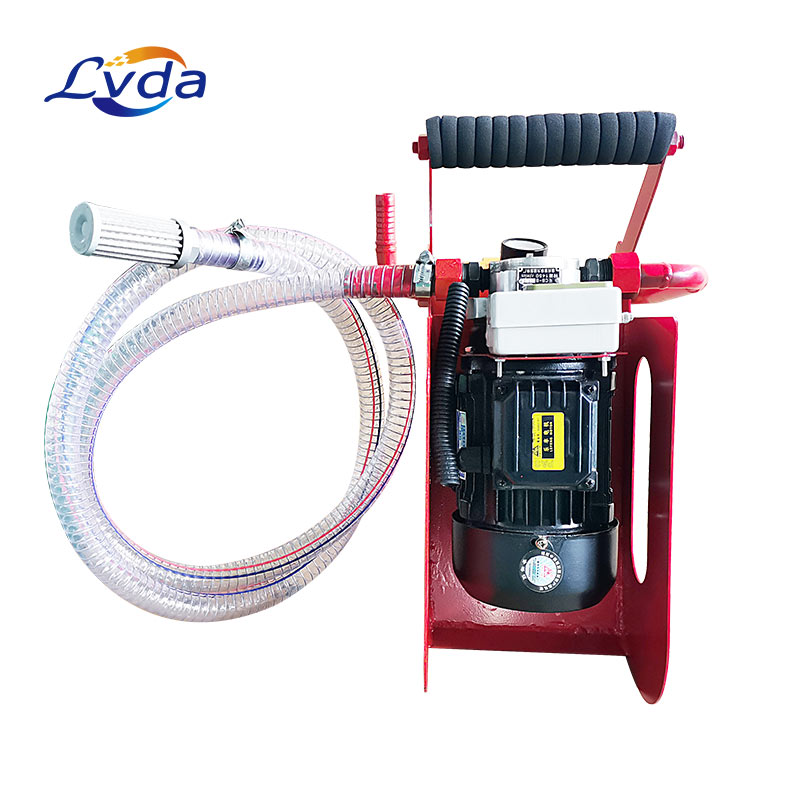 Hand-held transformer oil regeneration machine system