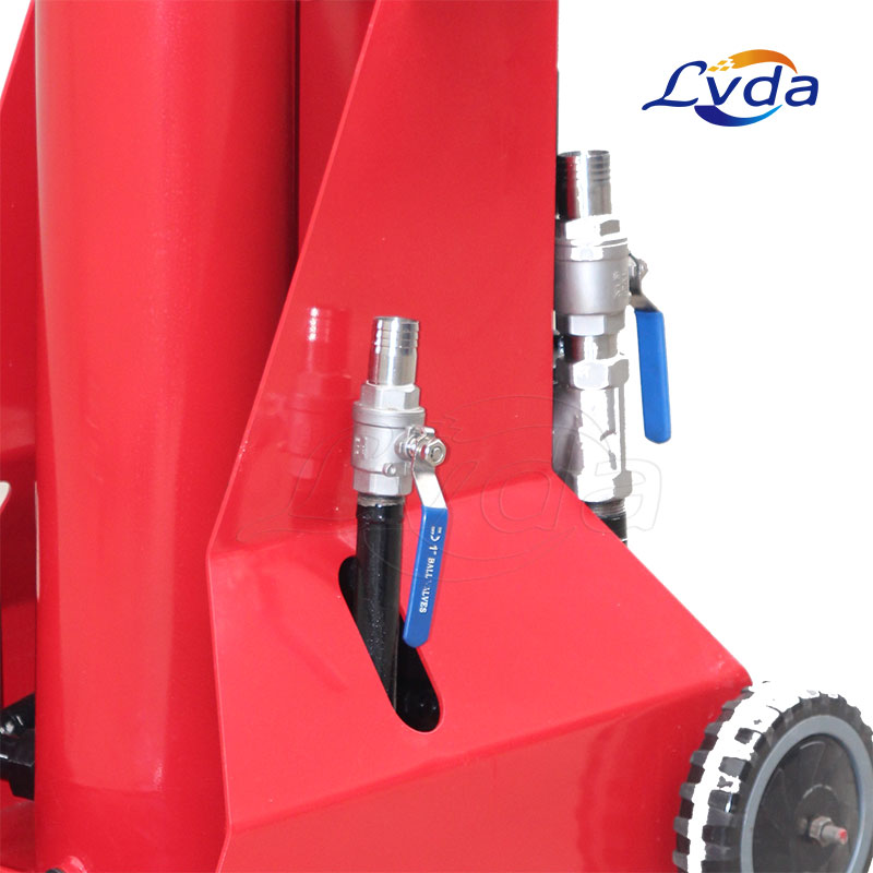 High-precision mobile hydraulic oil filter cart
