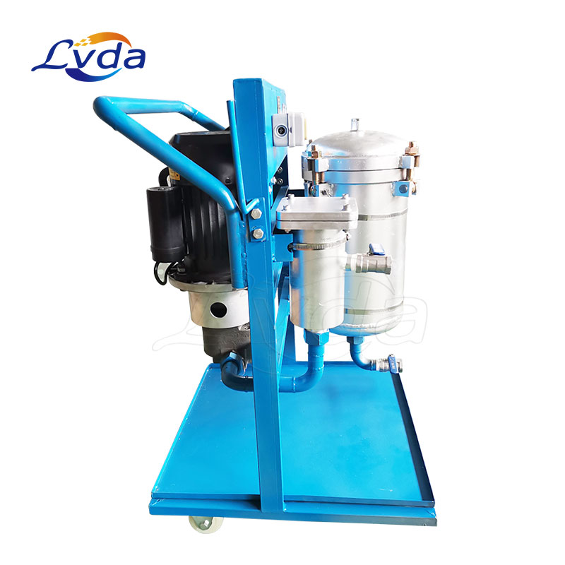 Mobile portable unit for transformer oil