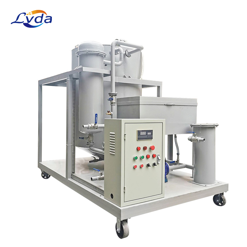 Oil decolorization lube oil filter machine with roots vacuum pump