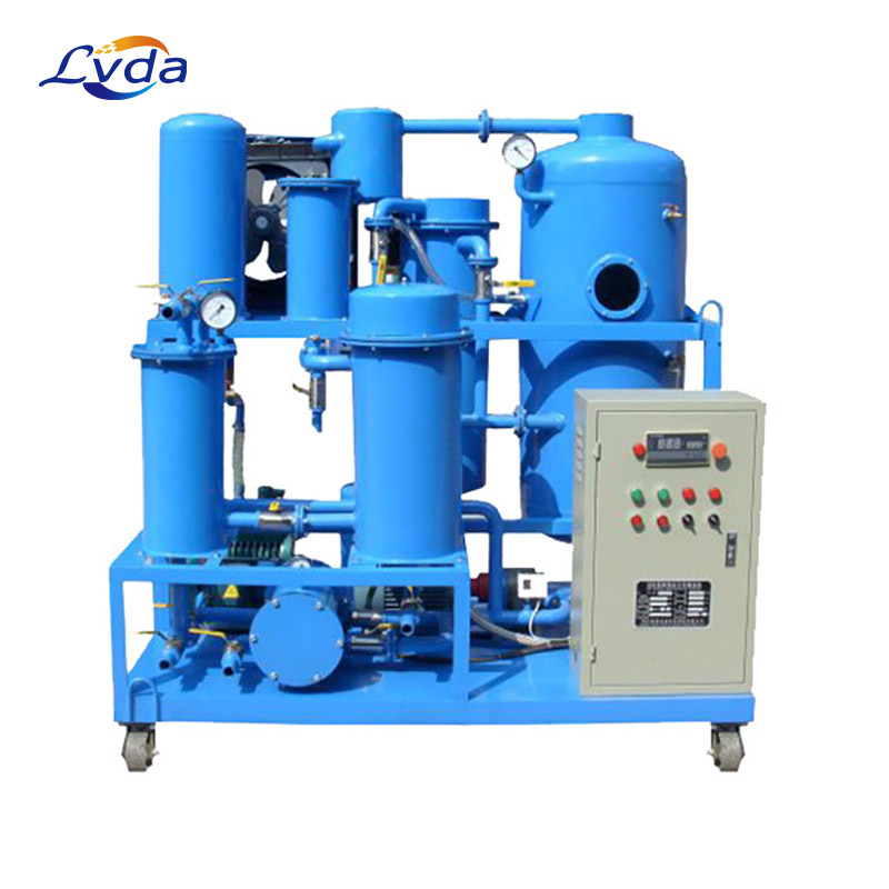 High viscosity vacuum transformer turbine lube oil filter purifier purification regeneration filtration filter machine